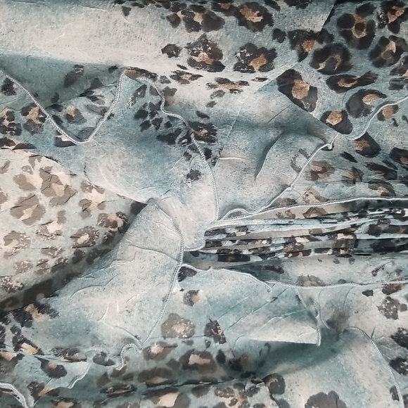 Simonton Says by George Simonton Boho Ruffled long sleeved blouse - Picture 3 of 6